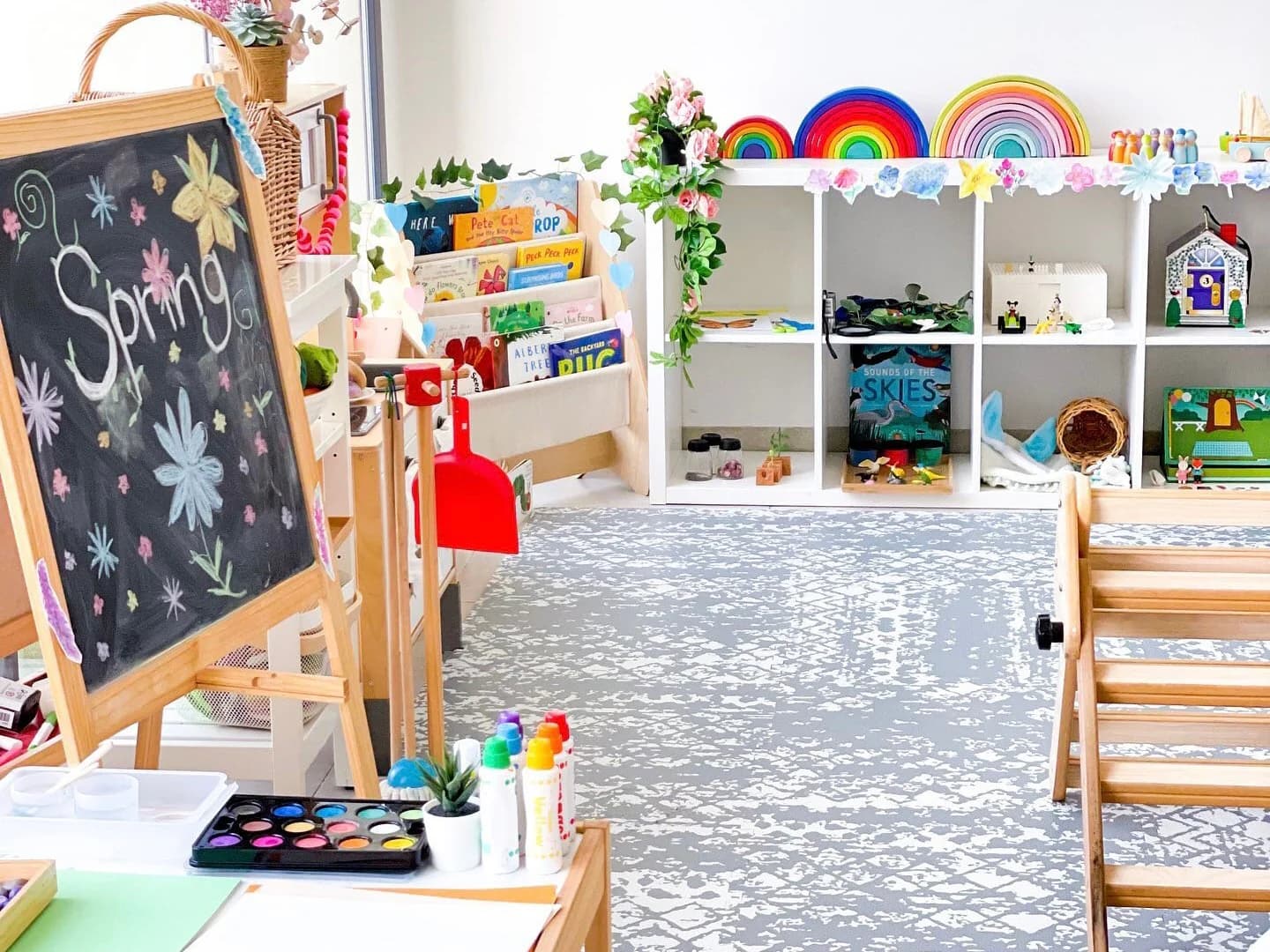 Fantasie fordern durch kreative Beschaeftigung Kinder 3 Jahre