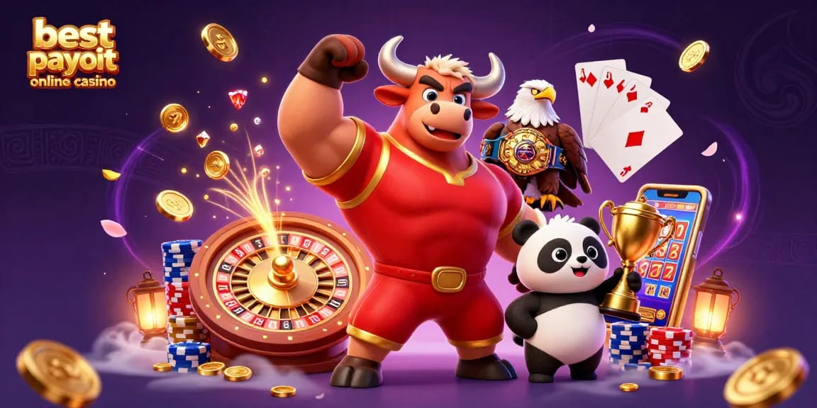 Experience the excitement of the best payout online casino with vibrant characters and gaming elements.