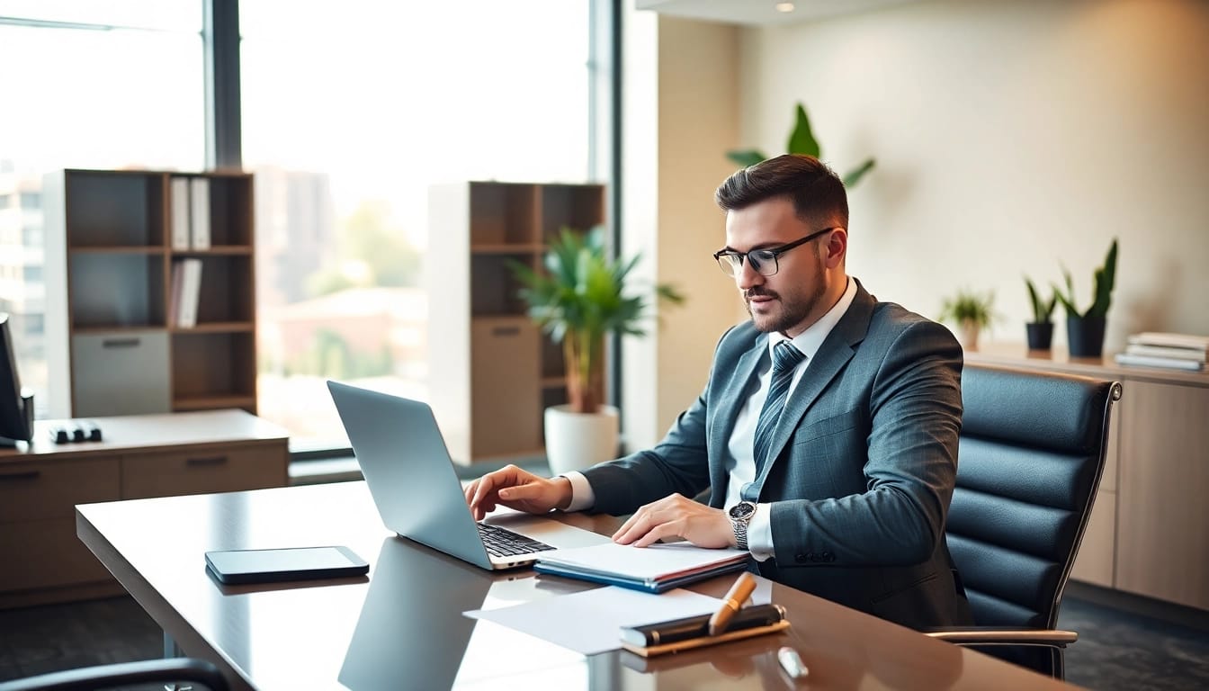 Headhunter Saarbrücken in einem modernen Büro, das professionelle Atmosphäre ausstrahlt.