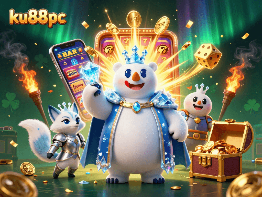 Spin jackpots and unleash winnings with ku88pc's thrilling casino adventure illustration