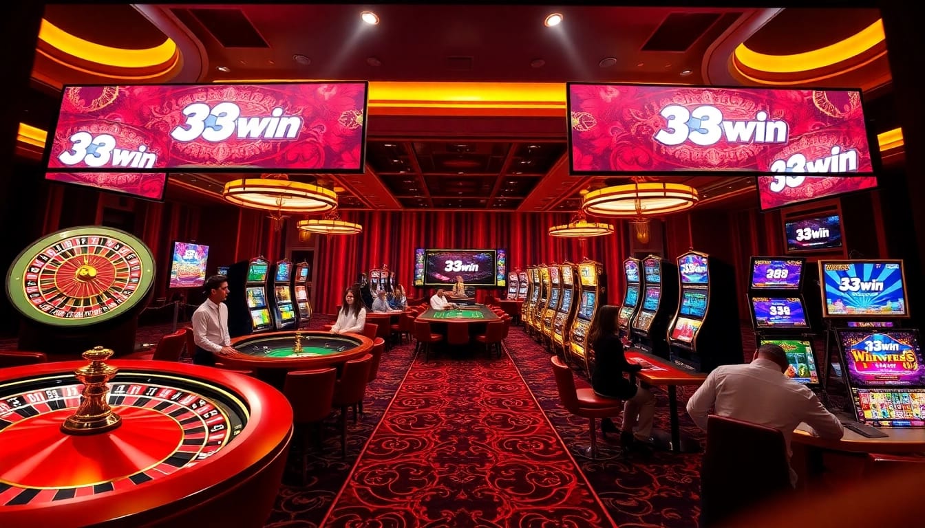 Experience the ultimate excitement at 33win with vibrant casino games and thrilling betting action.