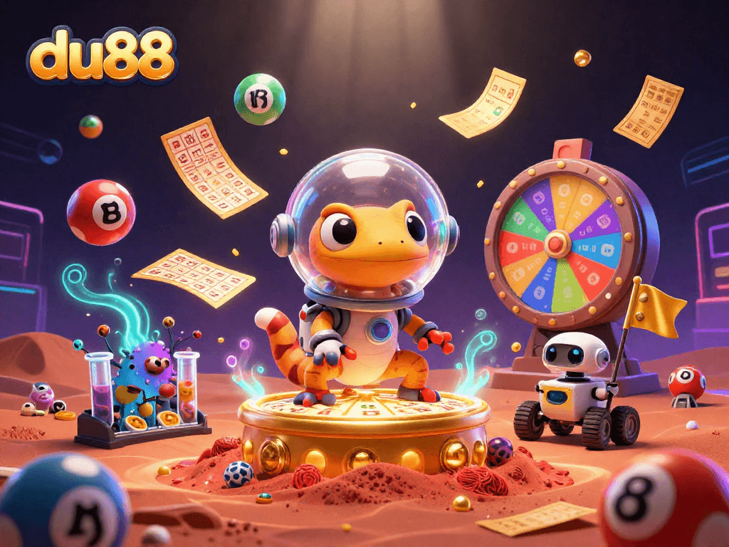 Join the Martian gecko at the du88 casino for thrilling lottery adventures and vibrant gameplay!