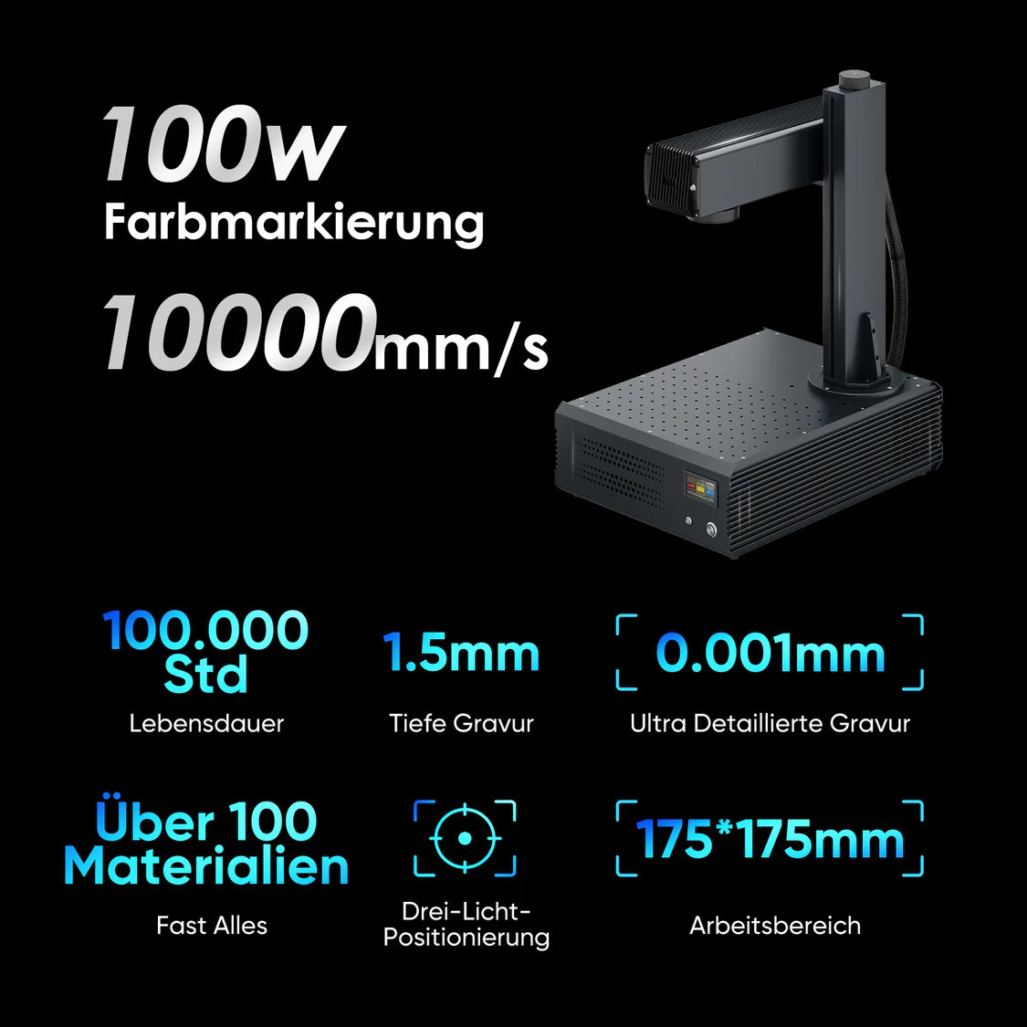 So nutzen Sie den MOPA-Faserlaserschneider der Monport GA-Serie für präzises Schneiden
