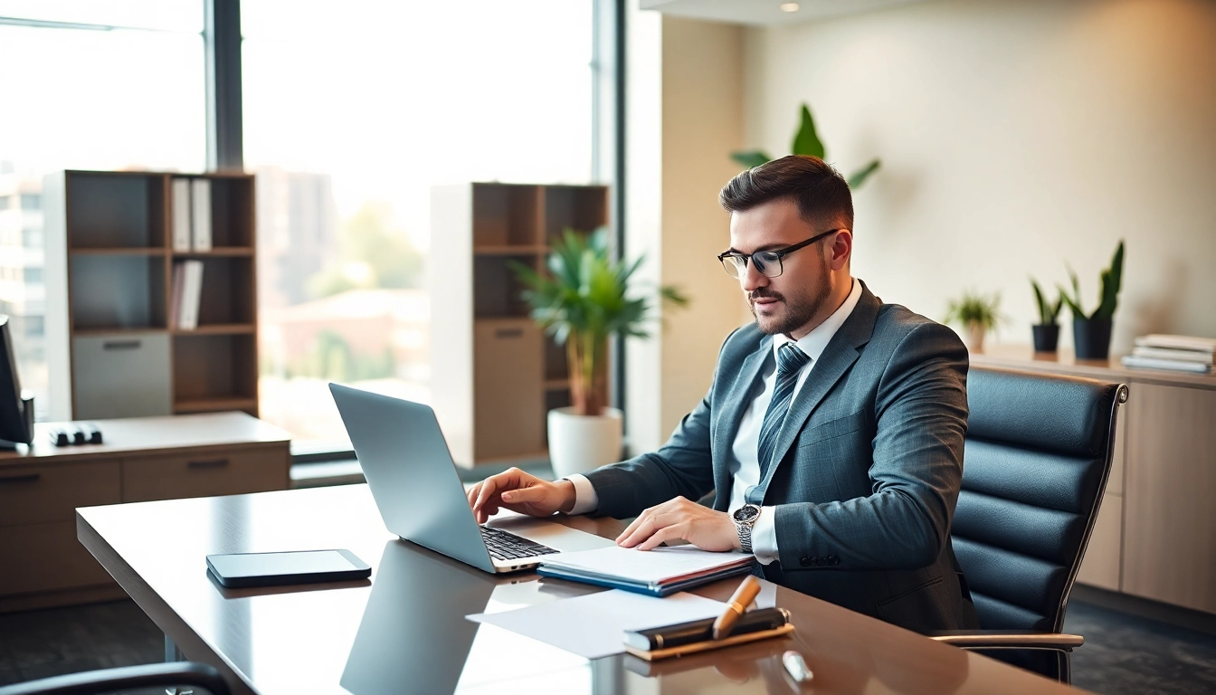 Headhunter Saarbrücken in einem modernen Büro, das professionelle Atmosphäre ausstrahlt.