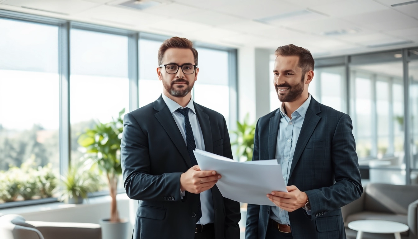 Professioneller Headhunter Braunschweig überprüft Bewerbung mit entspanntem Kandidaten in modernem Büro.