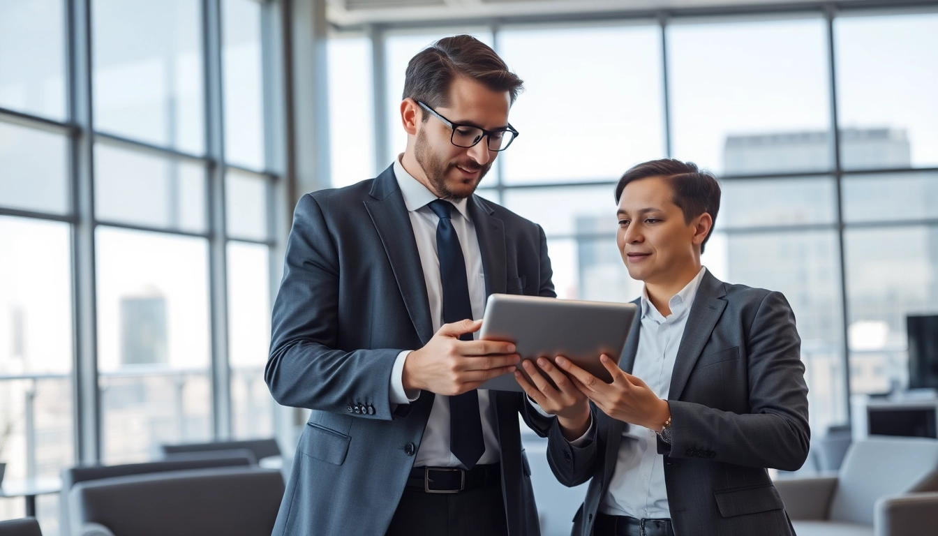 Headhunter führt ein wichtiges Gespräch mit einem Bewerber in einem modernen Büro.