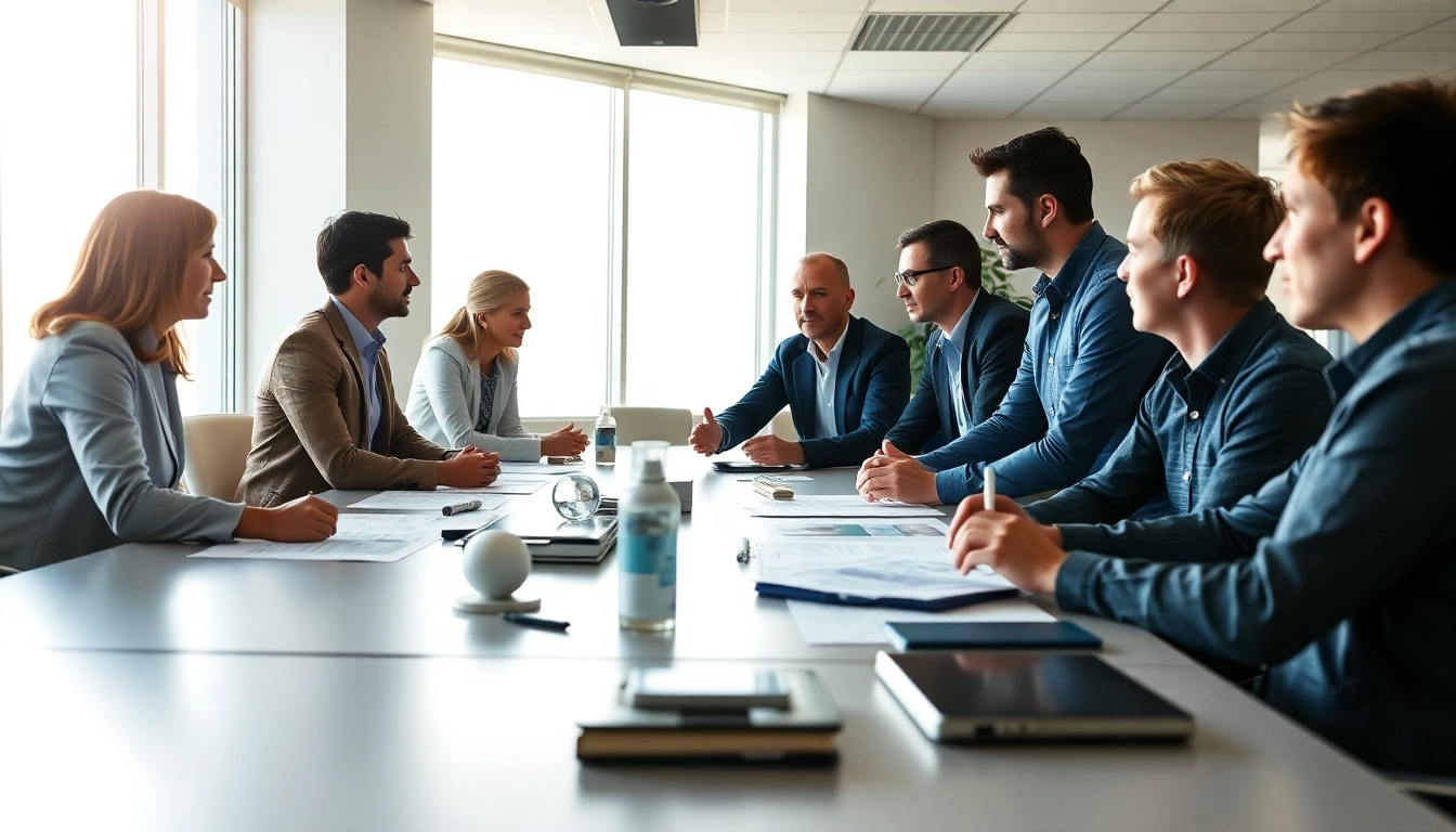 Headhunter Ingenieure collaborating in a modern office environment to find the best talent.