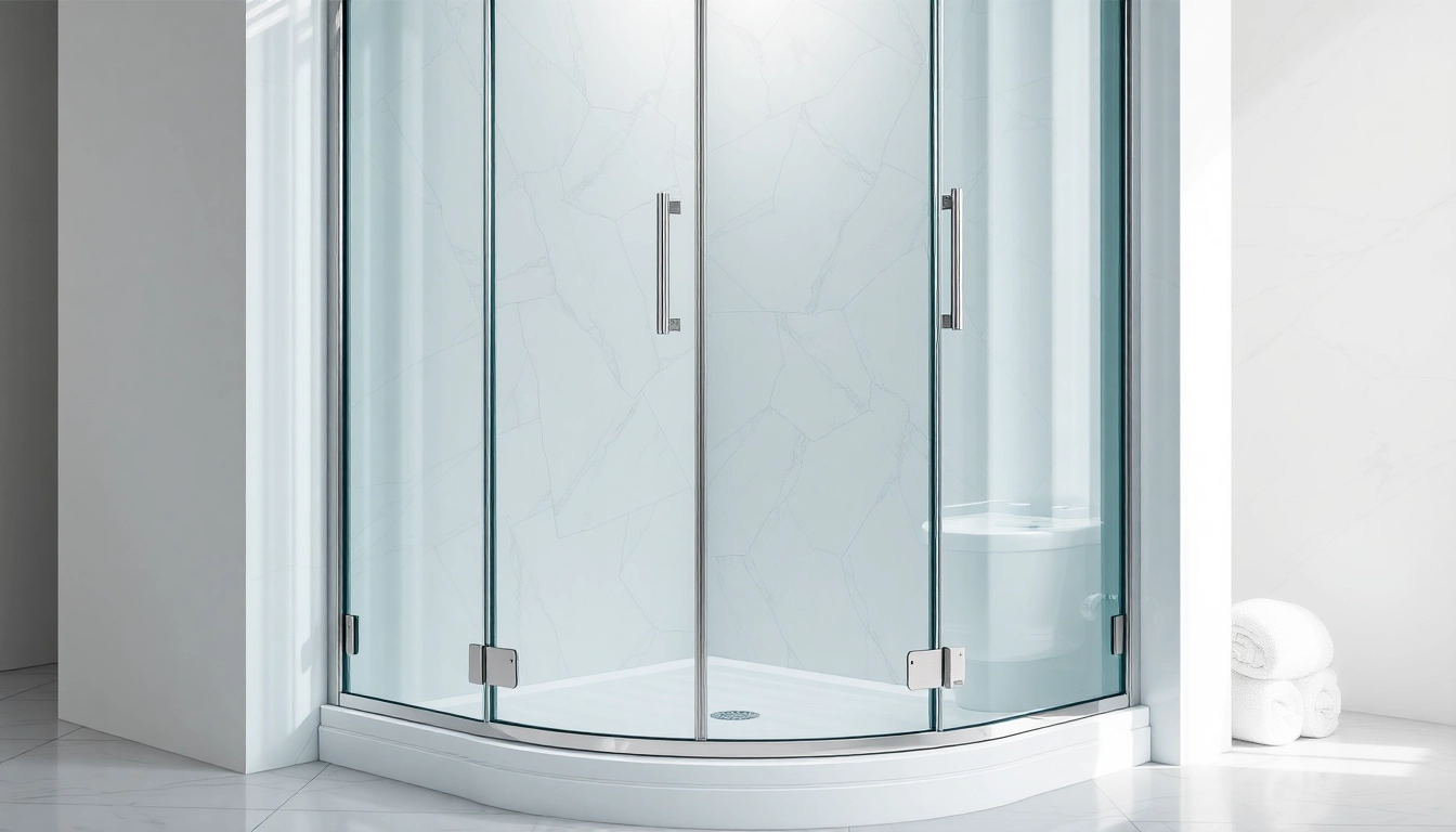 Duschkabine 80x80 eckeinstieg mit klarem Design und modernem Look in einem eleganten Badezimmer.