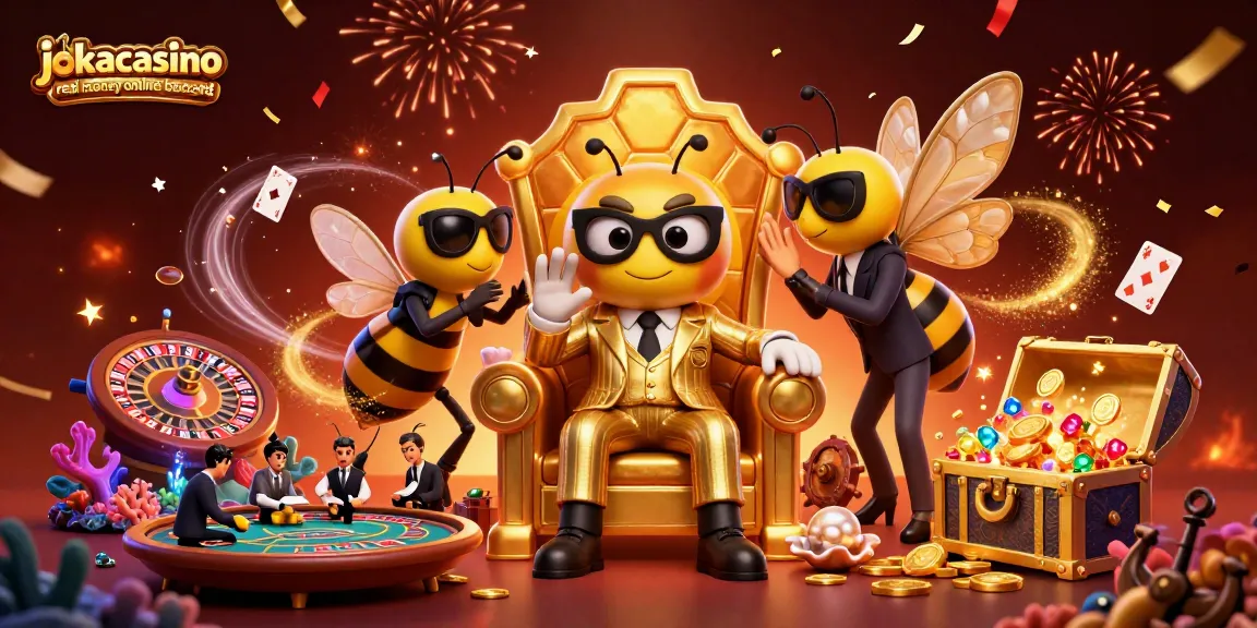 Engage in jokacasino real money online baccarat while surrounded by fun gaming elements and characters.